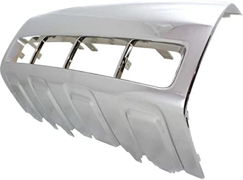 Front Bumper Lower Molding Chrome Plastic Direct Replacement Compatible With 2008-2012 Ford Escape FO1068123 8L8Z8419BA