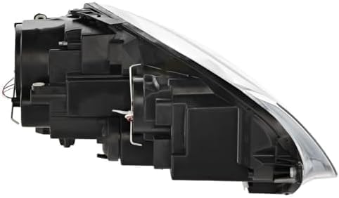 Front Head Light Left Driver Side Direct Replacement Compatible With 2005-2010 Volkswagen Jetta / 2006-2009 Rabbit VW2502133 1K6941039B