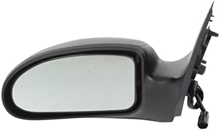 Set of 2 Front Power Mirrors Non-Folding Non Heated Textured Right Passenger & Left Driver Side Direct Replacement Compatible With 2000-2007 Ford Focus FO1320180 FO1321180