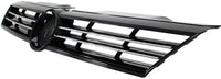 Front Grille Chrome Shell With Primed Insert Plastic Direct Replacement Compatible With 2011-2014 Volkswagen Jetta VW1200149 5C6853651AZLL