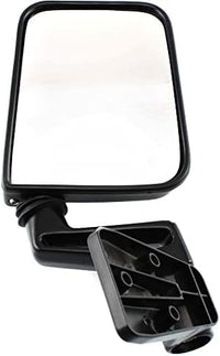Set Of 2 Front Mirror Manual Folding Non-Heated Primed Plastic Left Driver & Right Passenger Side Direct Replacement Compatible With 1987-2002 Jeep Wrangler
