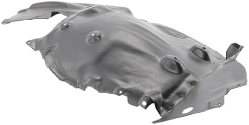 Front Fender Liner Rear Section Plastic Right Passenger Side Direct Replacement Compatible With 2011-2016 BMW 5-Series BM1249124 51717186724