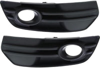 Set Of 2 Front Fog Lamp Molding Primed Plastic Right Passenger & Left Driver Side Direct Replacement Compatible With 2009-2012 Audi Q5 AU1039108 AU1038108 8R0807682A01C 8R0807681A01C
