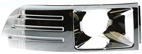 Set Of 2 Front Fog Light Molding Chrome Right Passenger & Left Driver Side Direct Replacement Compatible With 2009-2012 Ford Flex FO2599105 FO2598105 8A8Z17E810B 8A8Z17E811B