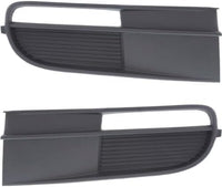Set Of 2 Front Fog Light Cover Primed Without Chrome Molding Left Driver & Right Passenger Side Direct Replacement Compatible With 2012-2019 Volkswagen Beetle VW1039128 VW1038128
