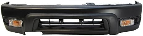 Front Bumper Face Bar Steel + Lower Valance Primed + Signal Light Set Of 2 Left Driver And Right Passenger Side Direct Replacement Compatible With 1999-2002 Toyota 4Runner TO1002166