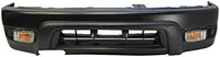 Front Bumper Face Bar Steel + Lower Valance Primed + Signal Light Set Of 2 Left Driver And Right Passenger Side Direct Replacement Compatible With 1999-2002 Toyota 4Runner TO1002166