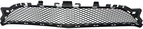 Front Bumper Center Grille Primed Plastic Direct Replacement Compatible With 2014-2017 Mercedes Benz E-Class MB1036150 2078850224