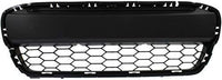 Front Bumper Grille Textured Gray Plastic Direct Replacement Compatible With 2012-2013 Honda Civic HO1036111 71105TS8A01