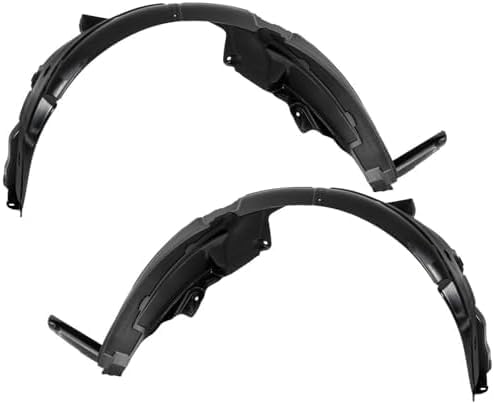 Set Of 2 Front Fender Liner Right Passenger & Left Driver Side Direct Replacement Compatible With 2013-2017 Hyundai Accent HY1249136 HY1248136 868121R010 868111R010