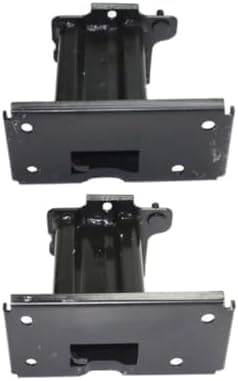 Set Of 2 Front Bumper Bracket Steel Left Driver & Right Passenger Side Direct Replacement Compatible With 2014-2020 Nissan Rogue NI1067146 NI1066146 622104BA0A 622114BA0A