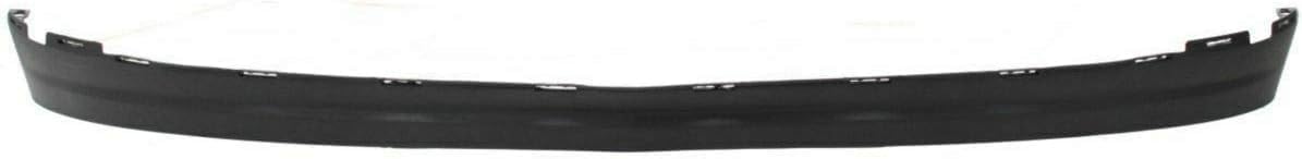Front Bumper Chrome Steel + Lower Valance Air Deflector + Extension Textured + End Caps Primed RH & LH Direct Replacement Compatible With Chevrolet Silverado 1500 2007-2013 GM1092191