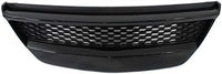 Front Bumper Grille Primed Plastic With Fog Light Holes Direct Replacement Compatible With 2010-2013 Kia Forte Koup KI1036108 865601M310