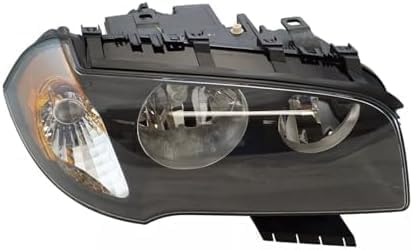 Front Head Light Assembly Halogen Right Passenger Side Direct Replacement Compatible With 2004-2006 BMW X3 BM2503139 63123418424