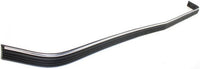 Front Bumper Face Bar Chrome With Pad Holes + Molding Impact Strip Direct Replacement Compatible With 1988-2000 Chevrolet & GMC C/K-Series GM1002802 GM1057127 15574113 15574111