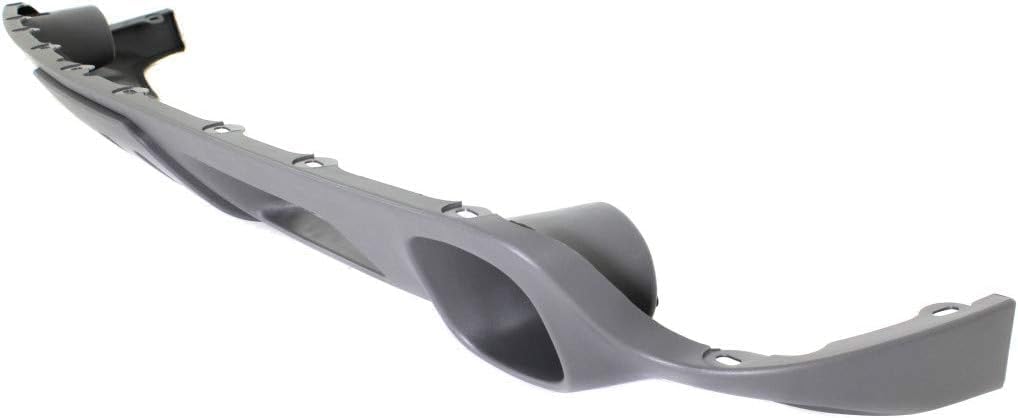 Front Lower Valance Air Deflector Textured Gray with Set of 2 Fog Lights Driver & Passenger Side Direct Replacement Compatible with 2004-2006 Chevrolet Suburban 1500/2003-2006 Tahoe