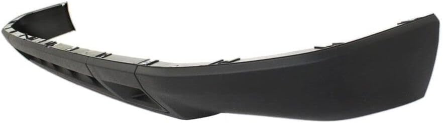 AUTOS PARTS PLUS Front Bumper Chrome Steel + Lower Valance Textured + Mounting Plate Bracket Right Passenger & Left Driver Side Direct Replacement Compatible With 2008-2014 Ford E- Series Super Duty