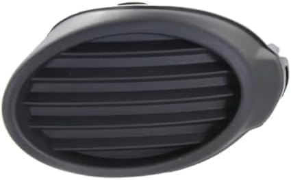 Set Of 2 Front Fog Light Cover Textured Dark Gray Left Driver & Right Passenger Side Direct Replacement Compatible With 2012-2014 Ford Focus FO1038116 FO1039116 CP9Z17B814A
