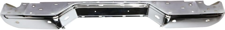 Step Bumper Face Bar Chrome Steel With Object Sensor Holes Direct Replacement Compatible With 2013-2019 Nissan Frontier NI1102157 850309BF0B