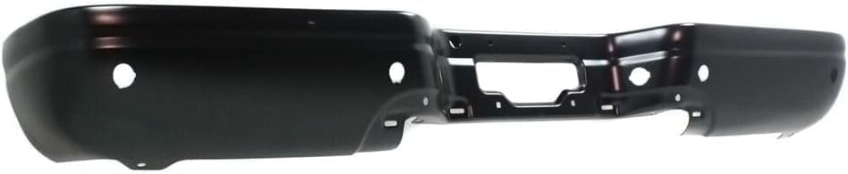 Step Bumper Face Bar Primed Steel With Rear Object Sensor Holes Direct Replacement Compatible With 2001-2007 Ford F-Series Super Duty FO1102347 3C3Z17906BA