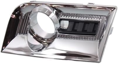 Set Of 2 Front Fog Light Molding Chrome Right Passenger & Left Driver Side Direct Replacement Compatible With 2010-2015 GMC Terrain GM1039123 GM1038123 25818476 25818477