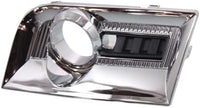 Set Of 2 Front Fog Light Molding Chrome Right Passenger & Left Driver Side Direct Replacement Compatible With 2010-2015 GMC Terrain GM1039123 GM1038123 25818476 25818477