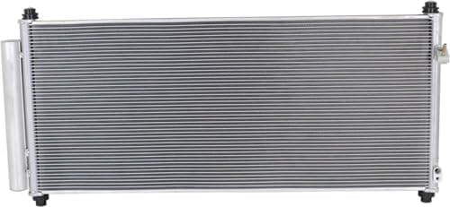Front A/C Condenser Aluminum Core Direct Replacement Compatible With 2010-2014 Honda Insight / 2011-2016 CR-Z HO3030154 80110TM8A01 80100SZTG01