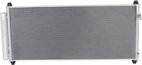 Front A/C Condenser Aluminum Core Direct Replacement Compatible With 2010-2014 Honda Insight / 2011-2016 CR-Z HO3030154 80110TM8A01 80100SZTG01
