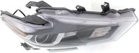 Set Of 2 Front Head Light Assembly Plastic Left Driver & Right Passenger Side Direct Replacement Compatible With 2016-2018 Nissan Maxima NI2503235 NI2502235 260104RF9B 260104RF0B