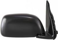 Set Of 2 Front Mirror Manual Folding Non-Heated Textured Plastic Right Passenger & Left Driver Side Direct Replacement Compatible With 1995-2000 Toyota Tacoma TO1320116 TO1321116