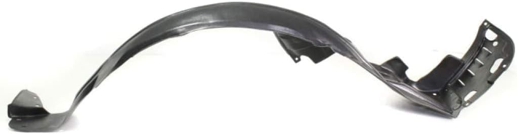 Front Fender Liner Right Passenger Side Direct Replacement Compatible With 2009-2012 Acura RL AC1249127 74101SJAE01