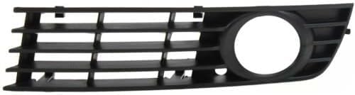 Front Fog Light Molding Primed Left Driver Side Direct Replacement Compatible With 2002-2005 Audi A4 AU1038102 8E080768101C