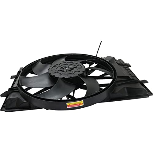Front Radiator Fan Assembly Direct Replacement Compatible with 2006-2009 Mercedes Benz CLK350 MB3115147 2035001693 2035050255