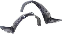 Set of 2 Front Fender Liner Right Passenger & Left Driver Side Direct Replacement Compatible with 2013-2016 Hyundai Genesis Coupe HY1249144 HY1248144 868122M500 868112M500