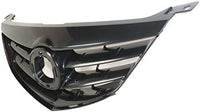 Front Grille Primed Shell And Horizontal Bar Insert Plastic Direct Replacement Compatible With 2003-2005 Mazda 6 MA1200173 GM9A50711ACC