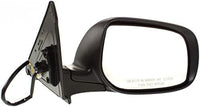 Set Of 2 Front Power Mirror Manual Folding Non-Heated Primed Plastic Right & Left Side Direct Replacement Compatible With 2009-2013 Toyota Matrix / 2009-2010 Pontiac Vibe TO1320248