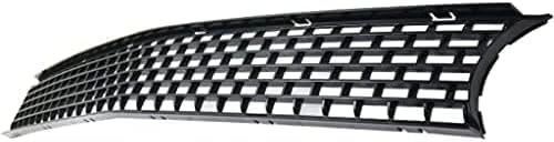Front Grille Textured Shell And Insert Plastic Direct Replacement Compatible With 2015-2020 Dodge Challenger CH1200399 6PB51RXFAA