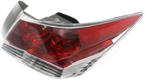 Set Of 2 Tail Light Assembly Plastic Left Driver & Right Passenger Side Direct Replacement Compatible With 2008-2012 Honda Accord HO2801172 HO2800172 33500TA0A01 33550TA0A01