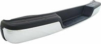 Step Bumper Face Bar & Pad Without Mounting Bracket Chrome Direct Replacement Compatible With 1996-2023 Chevrolet Express/GMC Savana GM1103142 25962249