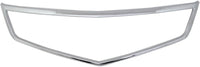 Front Grille Molding Chrome Direct Replacement Compatible With 2006-2008 Acura TSX AC1210108 71122SECA02