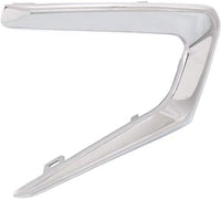 Set Of 2 Front Bumper Molding Chrome Plastic Left Driver & Right Passenger Side Direct Replacement Compatible With 2016-2018 Chevrolet Malibu GM1039196 GM1038196