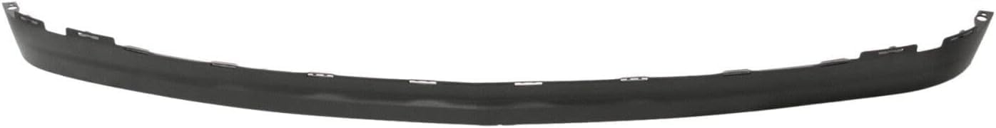 Front Bumper Chrome Steel + Lower Valance + Extension Textured + Set Of 2 End Cap Primed Left & Right Side Direct Replacement Compatible With Chevrolet Silverado 1500 2007-2013
