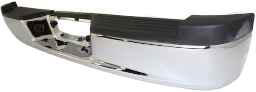 Step Bumper Assembly Chrome Steel Direct Replacement Compatible With 2005-2011 Dodge Dakota CH1103113 55077653AE