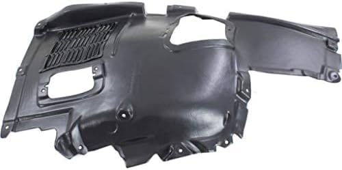 Front Upper Section Fender Liner Plastic Right Passenger Side Direct Replacement Compatible With 2010-2017 BMW 5 Series BM1249133 51717193510