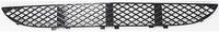 Front Bumper Center Grille Primed Plastic Direct Replacement Compatible With 2000-2002 Mercedes Benz E-Class MB1036101 2108850053