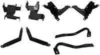 Front Bumper Brackets Inner + Outer Steel Left Driver & Right Passenger Side Direct Replacement Compatible with 2007-2013 GMC Sierra 1500 GM1067185 GM1066185 GM1043107 GM1042107