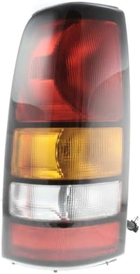 Set of 2 Tail Light Lens And Housing Left Driver & Right Passenger Side Direct Replacement Compatible With 2004-2007 GMC Sierra 1500 2500HD 3500 GM2801177 GM2800177 19169022 19169021