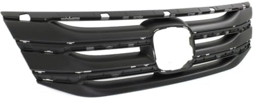 Front Grille Frame Surround Molding Textured Gray Plastic Direct Replacement Compatible With 2011-2013 Honda Odyssey HO1202107 75102TK8A01