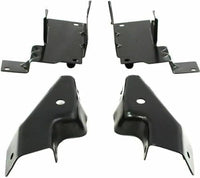 Front Bumper Chrome + Grille + Upper Cover + Lower Valance + Brackets + Headlights + Fog Lamps Left & Right Direct Replacement Compatible With 2003-2006 Chevrolet Silverado 1500