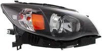 Set Of 2 Front Head Light Assembly Plastic Left Driver & Right Passenger Side Direct Replacement Compatible With 2008-2011 Subaru Impreza SU2503125 SU2502125 84001FG241 84001FG251